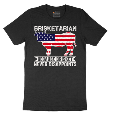Brisketarian Because Brisket Never Disappoints - Mens T-Shirt (Sizes S to 6XL)