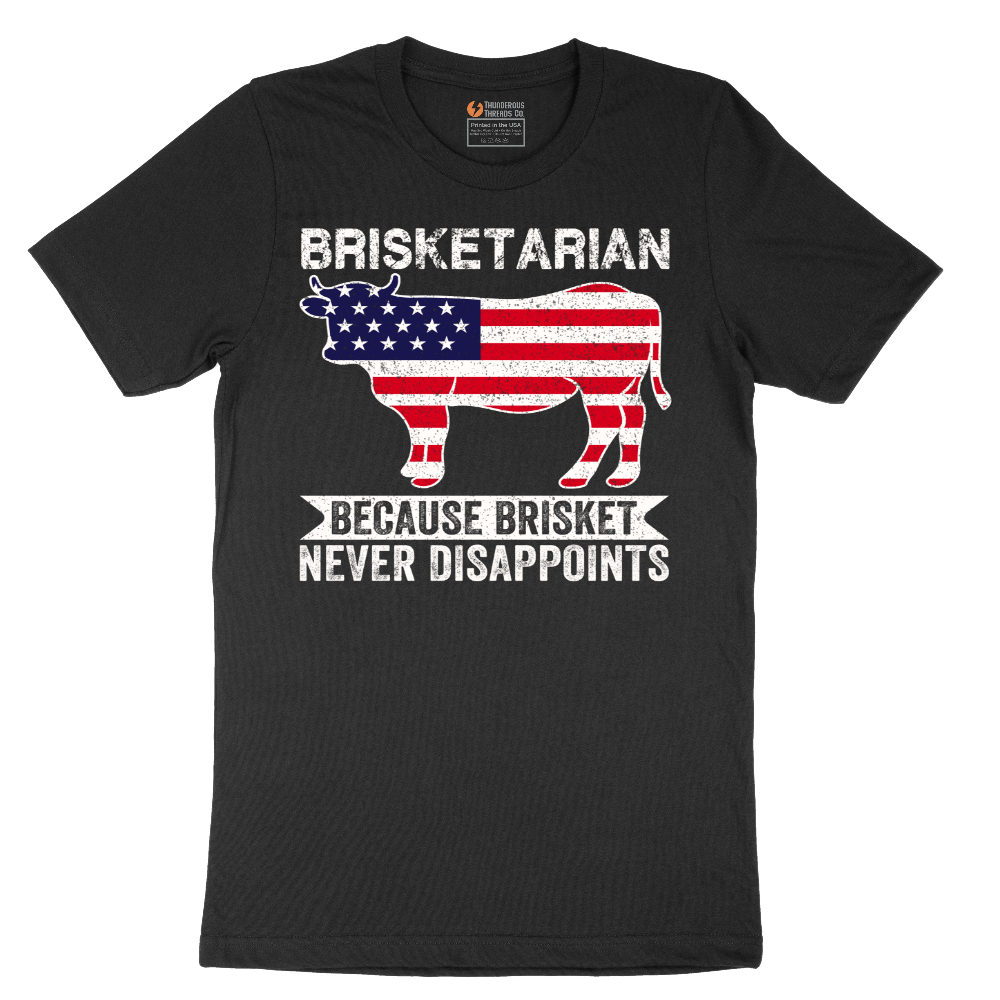 Brisketarian Because Brisket Never Disappoints - Mens T-Shirt (Sizes S to 6XL)