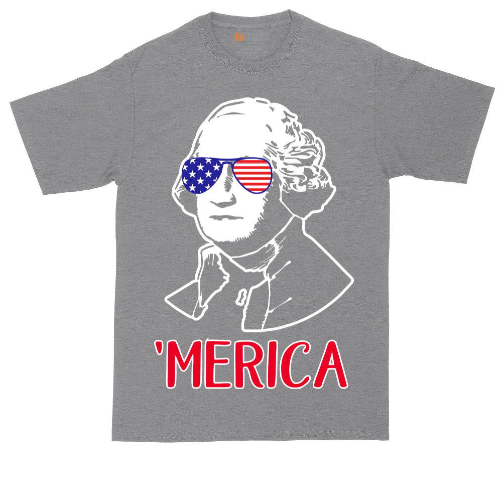 Merica George Washington | Mens Tall T-Shirt