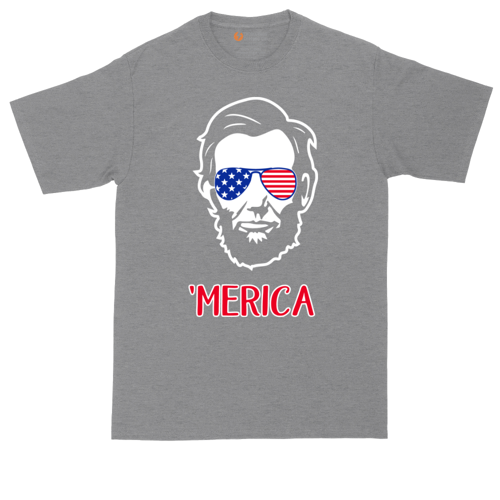 Merica Lincoln | Mens Tall T-Shirt