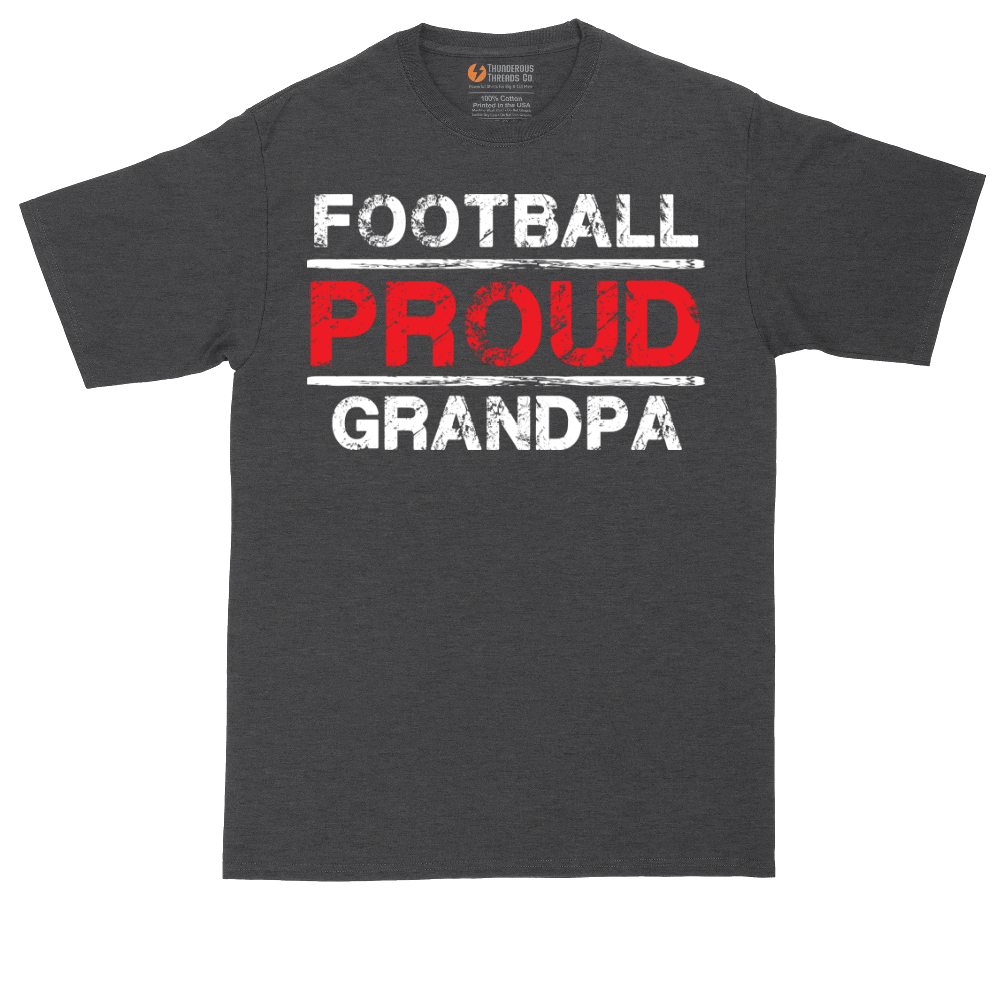 Proud Football Grandpa | Mens Tall T-Shirt