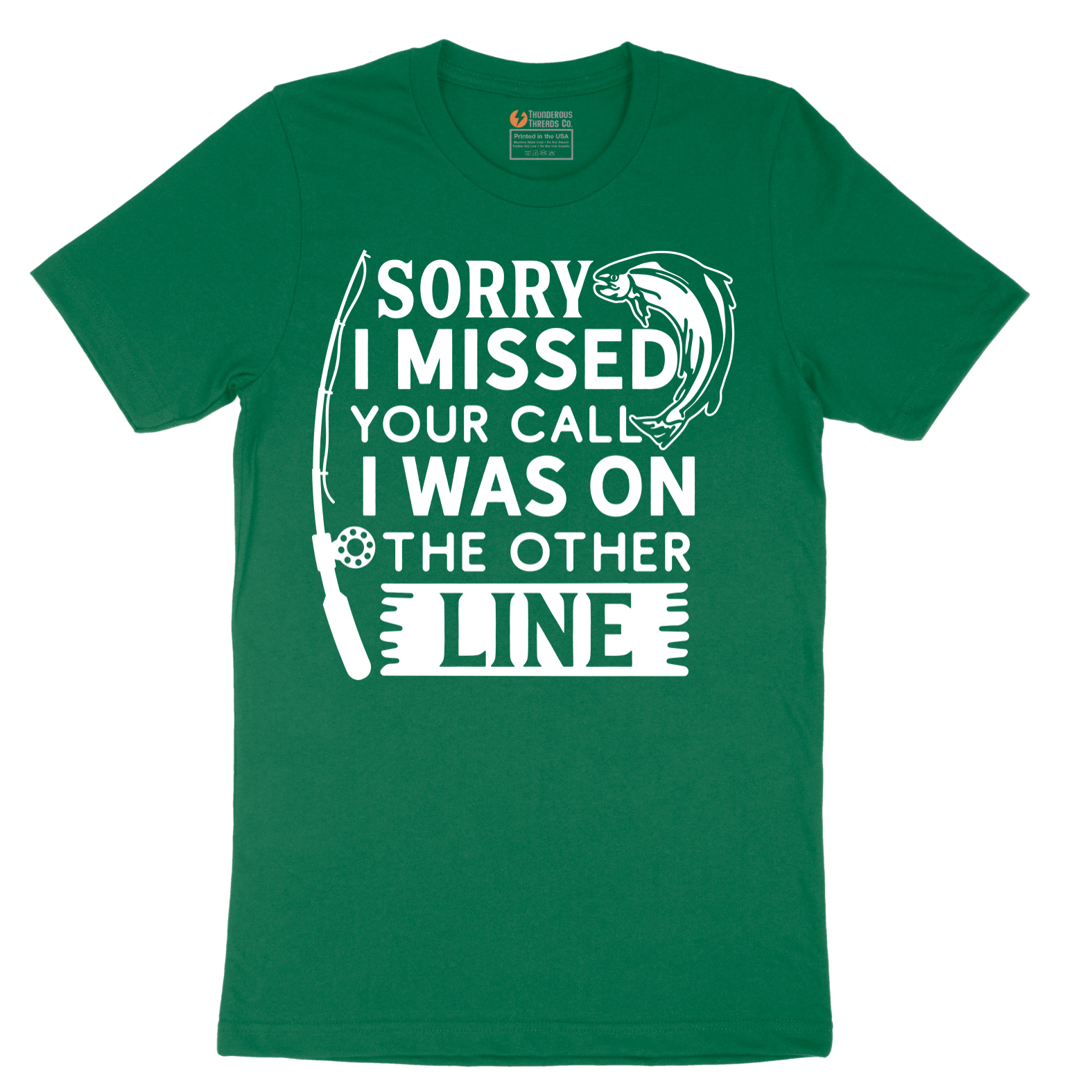 Sorry I Missed Your Call I Was on the Other Line - Mens T-Shirt - Sizes S - 6XL