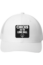 Chicks Dig the Long Ball - 3D Patch Trucker Hat