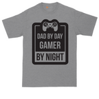 Dad my Day Gamer by Night | Mens Tall T-Shirt