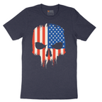 USA Skull - Mens T-Shirt - Sizes S - 6XL