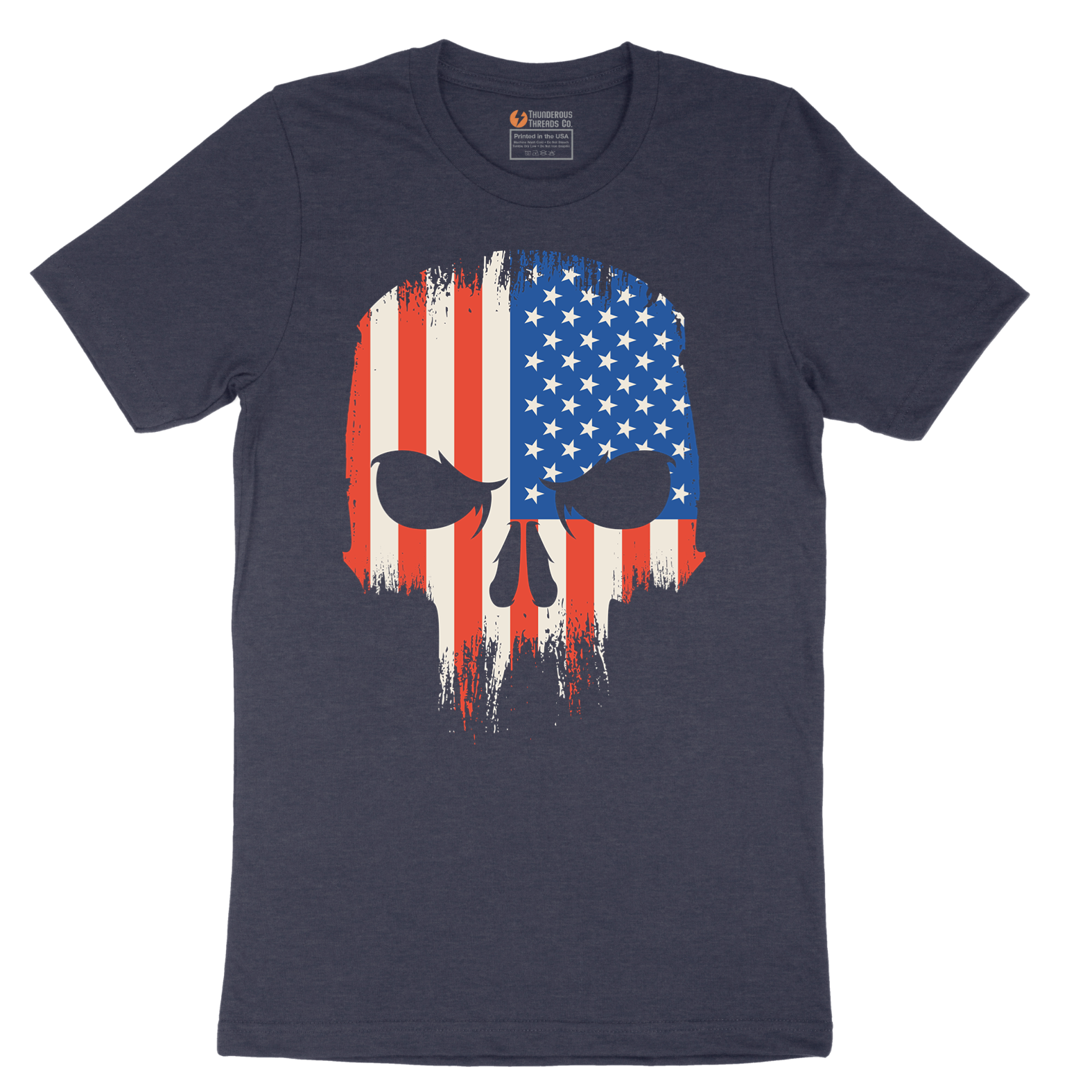 USA Skull - Mens T-Shirt - Sizes S - 6XL