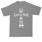 John 3:16 Cross | Mens Tall T-Shirt