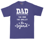 Dad the Man the Wallet the Legend | Mens Tall T-Shirt