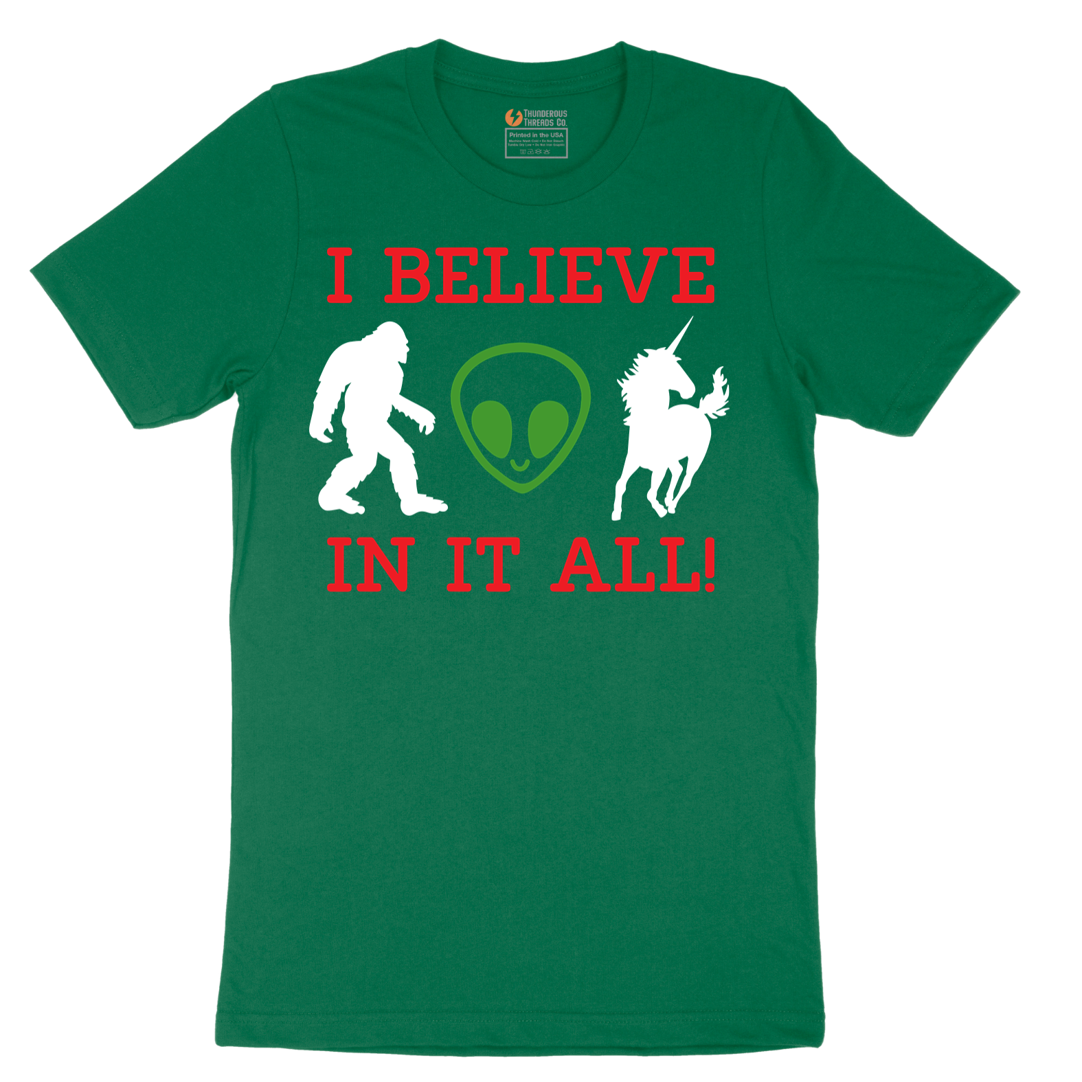 I Believe in It All - Mens T-Shirt - Sizes S - 6XL
