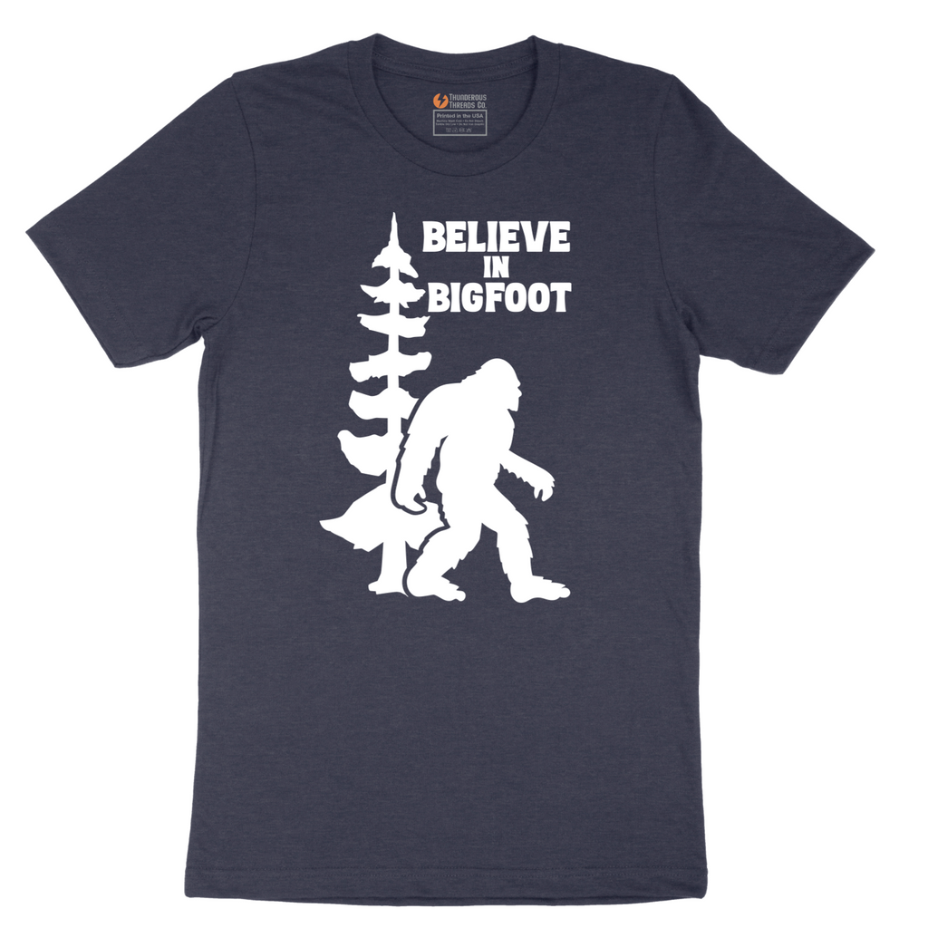 Believe in Bigfoot - Mens T-Shirt - Sizes S - 6XL