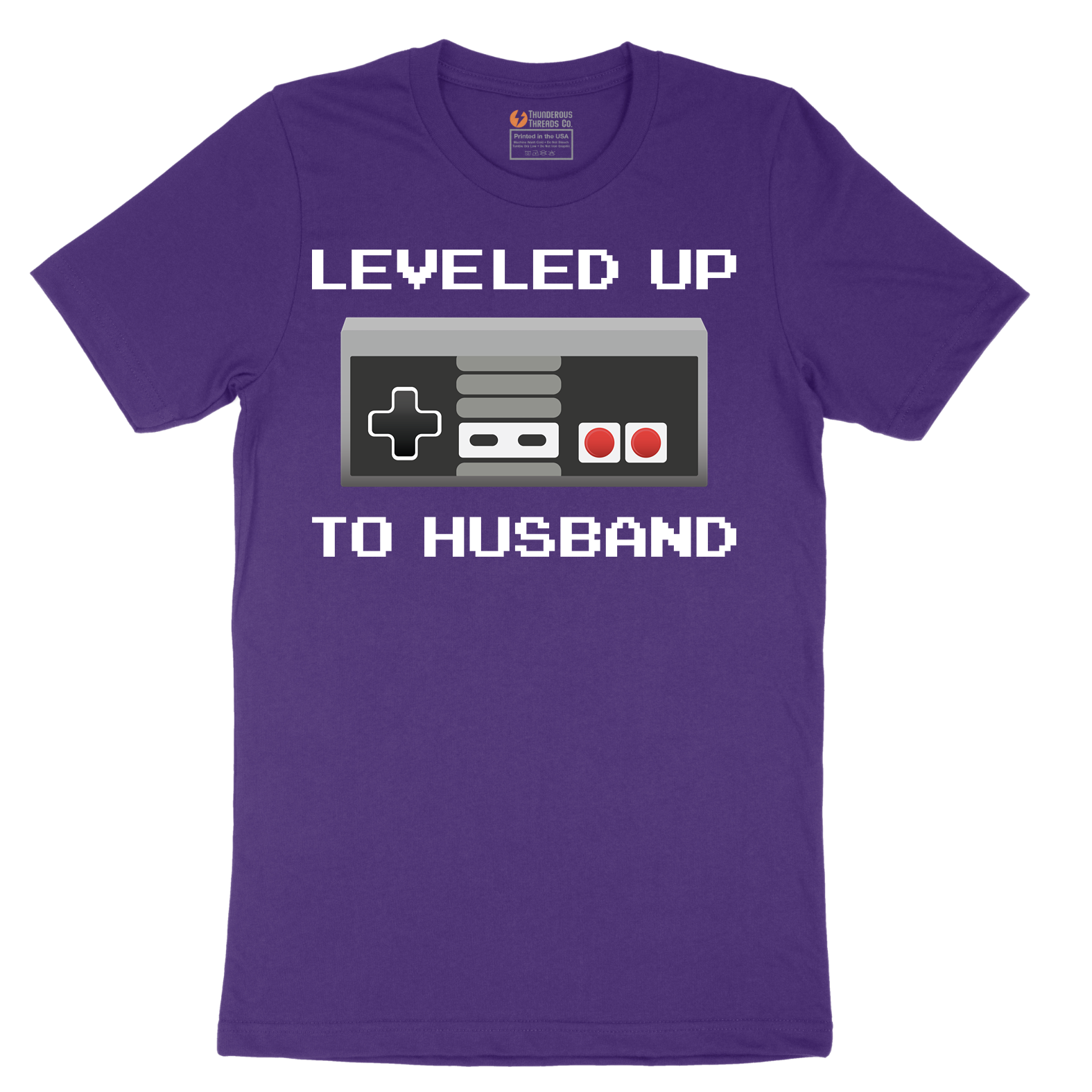 Leveled Up to Husband - Mens T-Shirt - Sizes S - 6XL