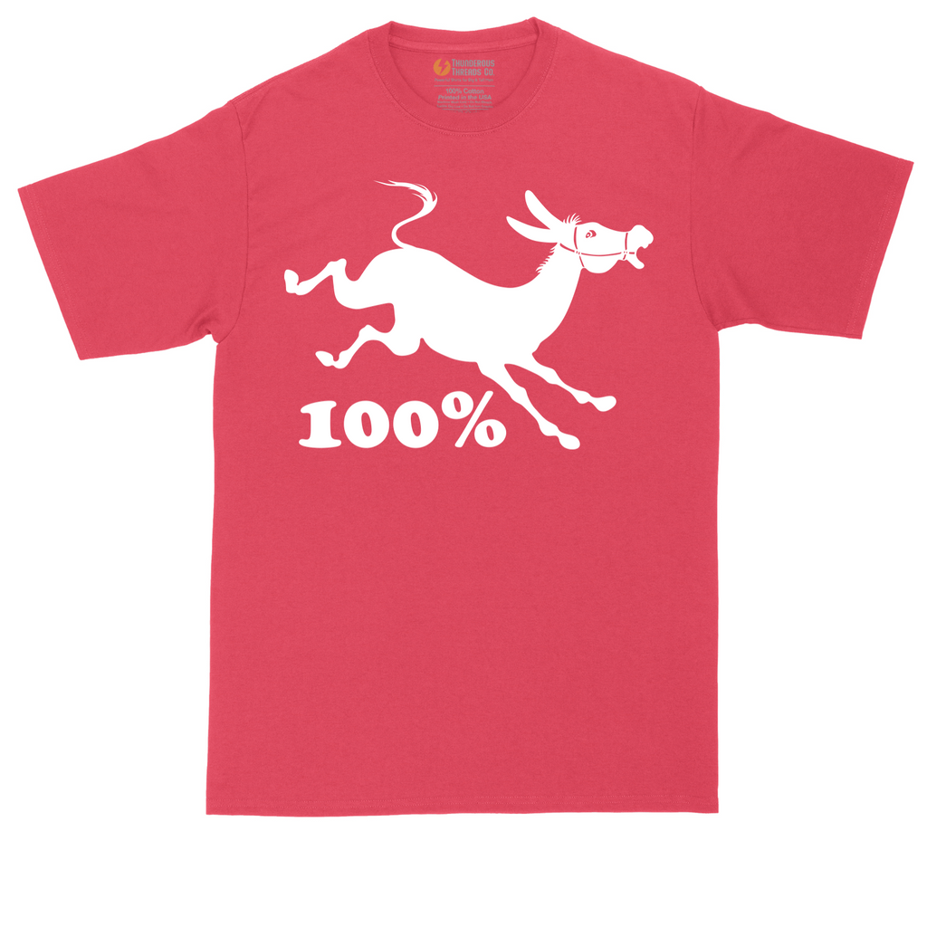 100% Jackass | Mens Tall T-Shirt