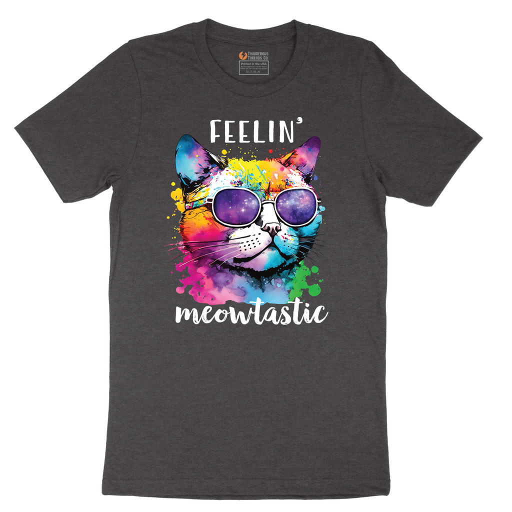 Feeling Meowtastic - Mens T-Shirt - Sizes S - 6XL