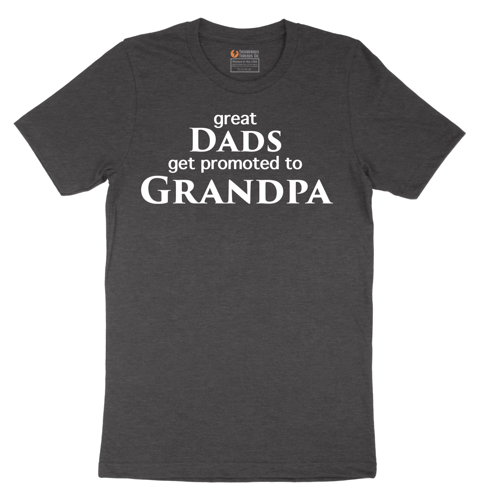 Great Dads Get Promoted to Grandpa - Mens T-Shirt - Sizes S - 6XL