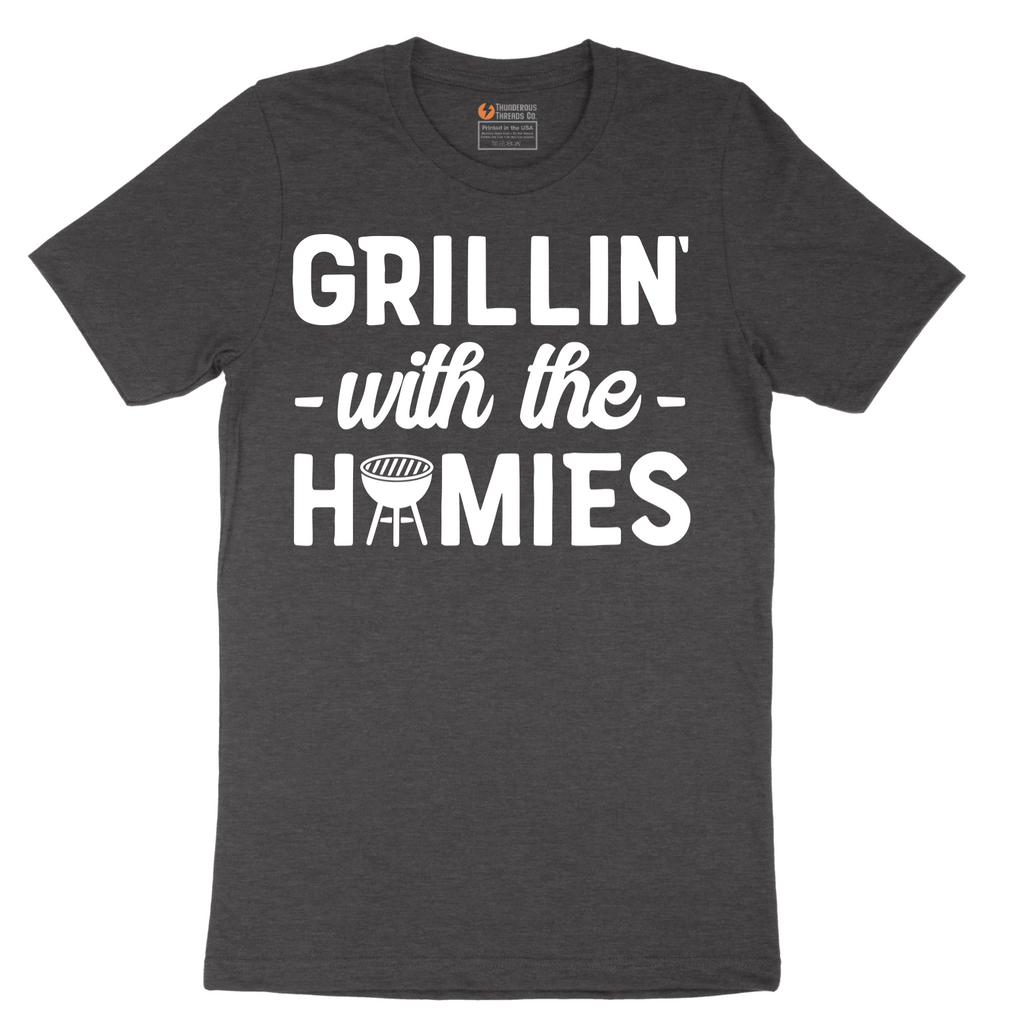 Grillin With the Homies - Mens T-Shirt - Sizes S - 6XL