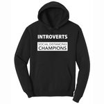 Introverts_Social Distancing Champions - Mens Hooded Sweatshirt - Sizes S - 4XL