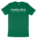 My Blood Type is Coffee - Mens T-Shirt - Sizes S - 6XL.png