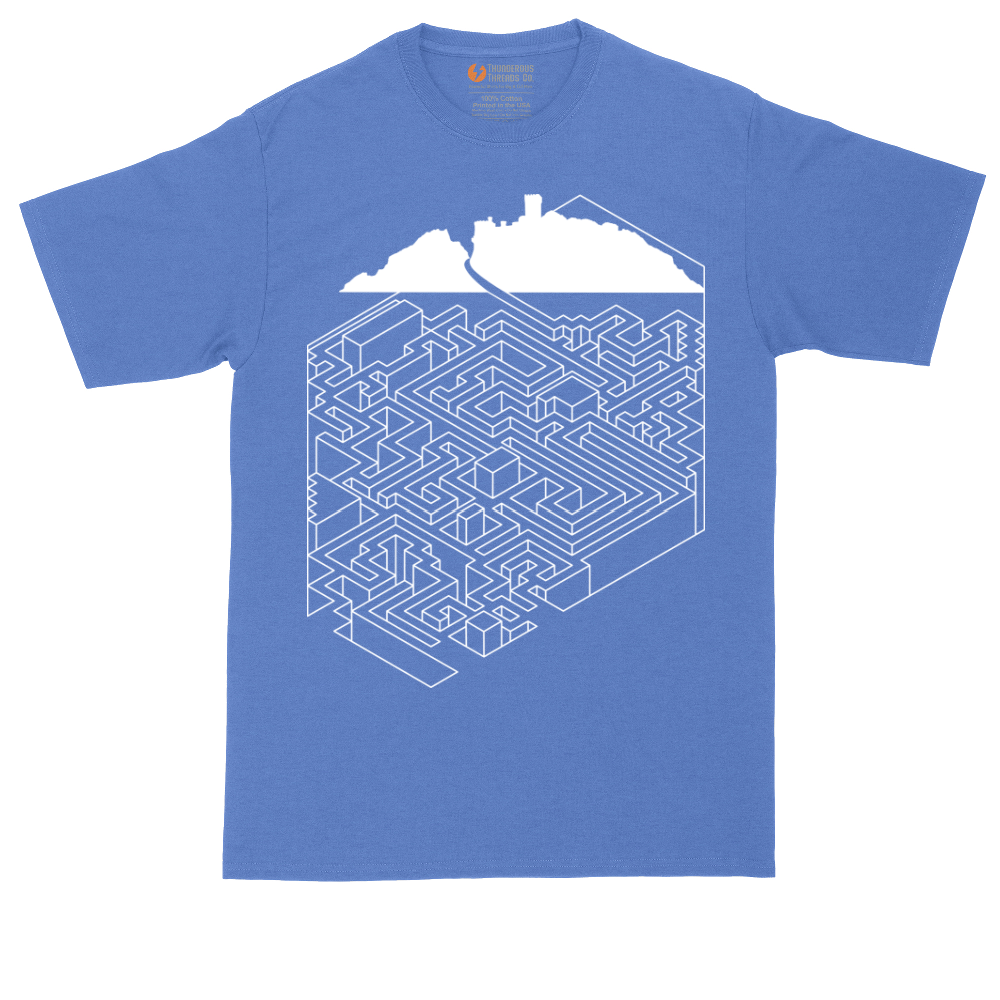 Cube Castle Maze Maze | Mens Tall T-Shirt