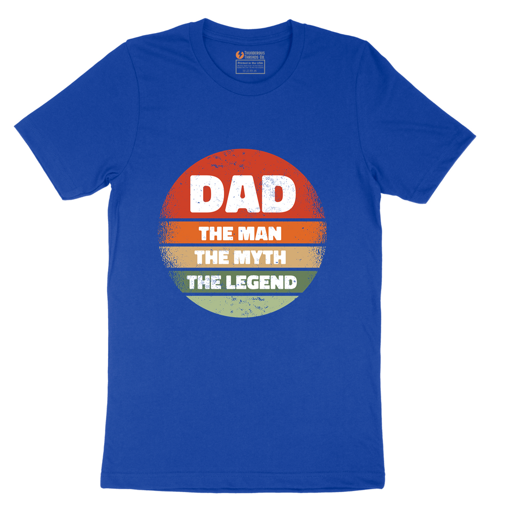 Dad the Man the Myth the Legend Version 2 - Mens T-Shirt - Sizes S - 6XL