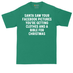 Santa Saw | Mens Tall T-Shirt