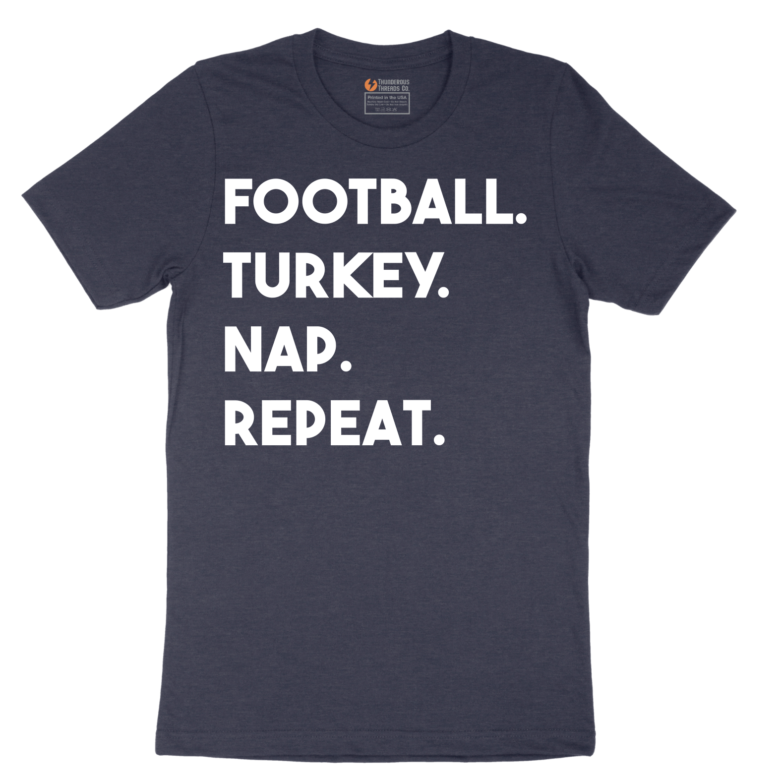Football Turkey Nap Repeat - Mens T-Shirt - Sizes S - 6XL