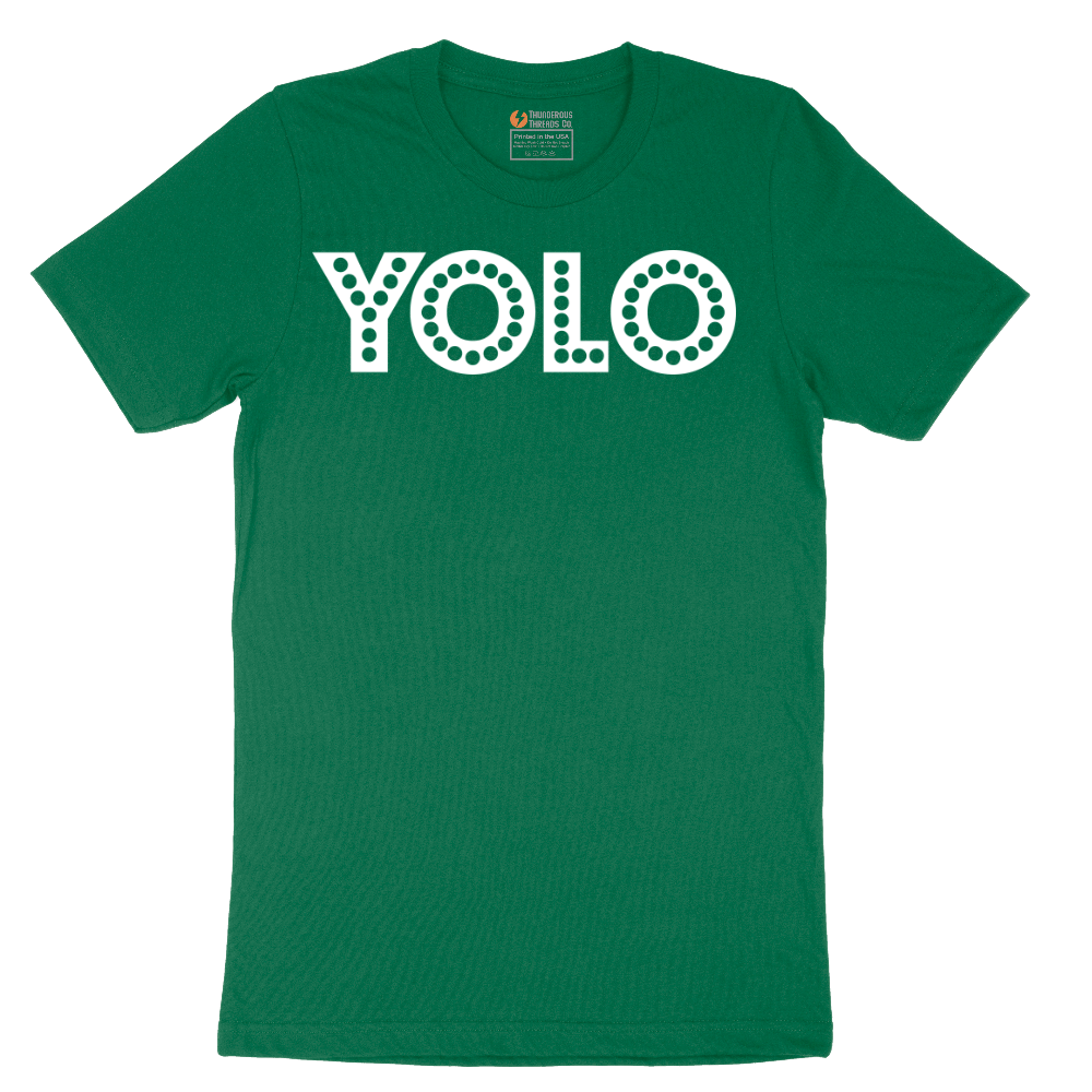 YOLO - Mens T-Shirt - Sizes S - 6XL