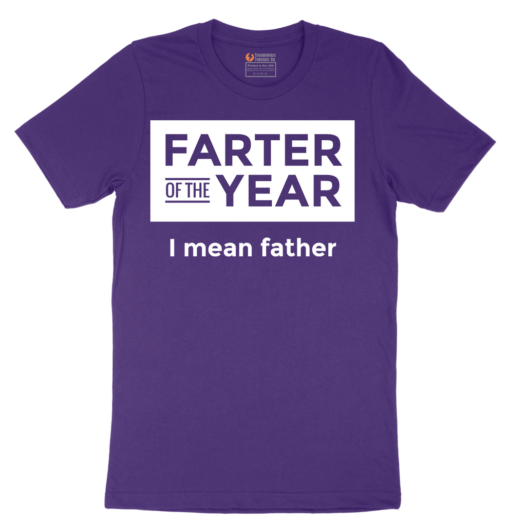 Farter of the Year - Mens T-Shirt - Sizes S - 6XL