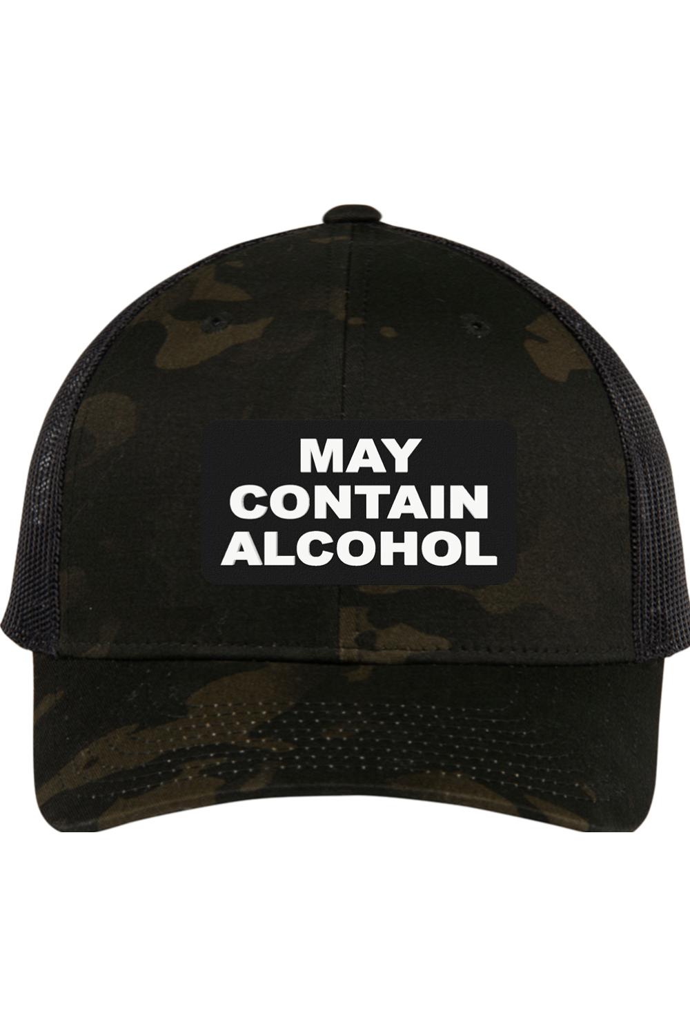 May Contain Alcohol - 3D Patch Trucker Hat