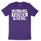 Husband Father Hero - Mens T-Shirt - Sizes S - 6XL