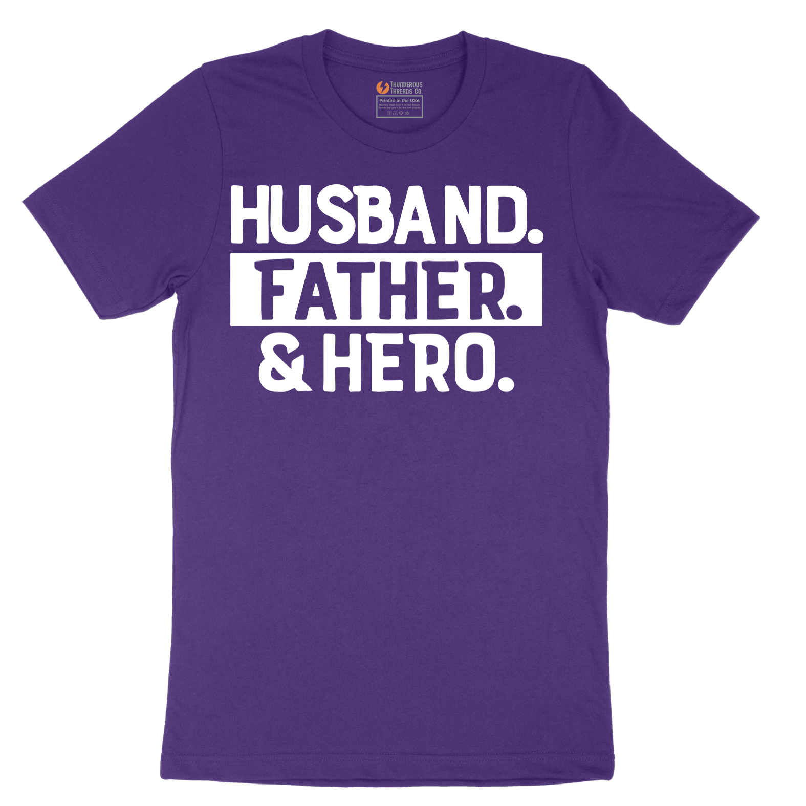 Husband Father Hero - Mens T-Shirt - Sizes S - 6XL