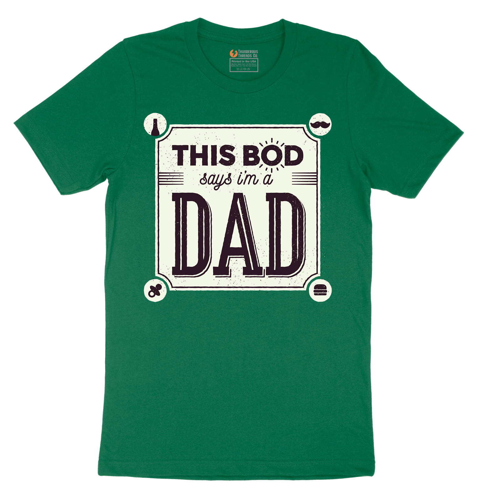 This Bod Says I'm a Dad - Mens T-Shirt - Sizes S - 6XL