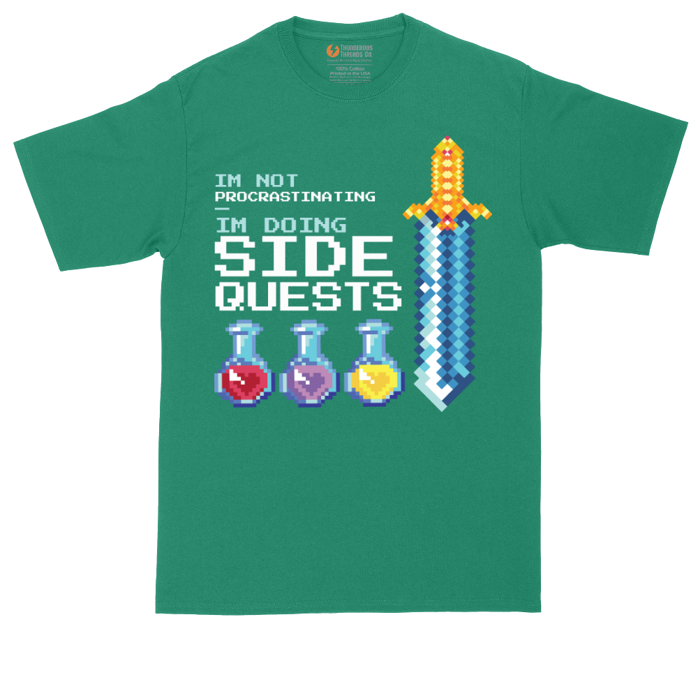 I'm Not Procrastinationg I'm Doing Side Quests | Mens Tall T-Shirt