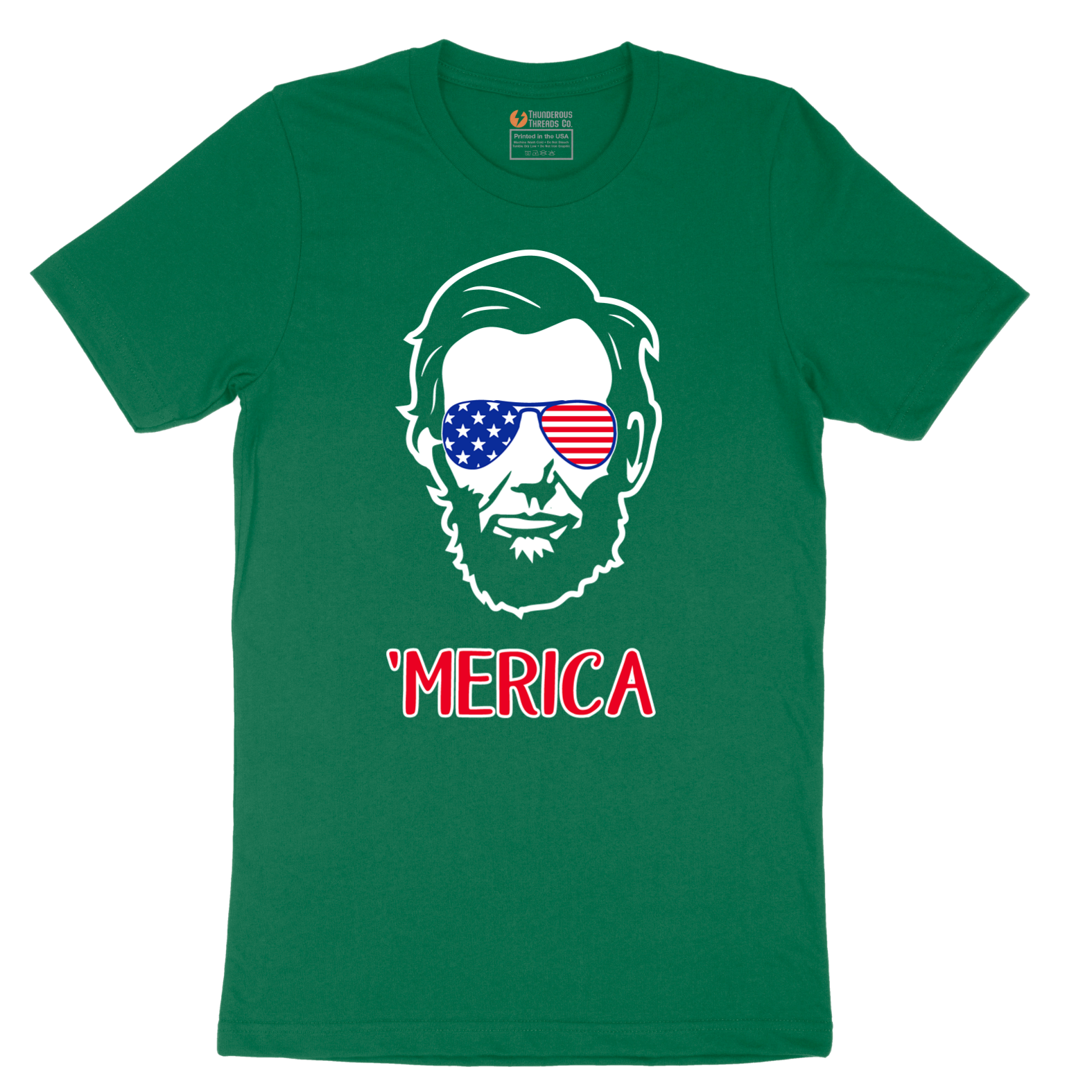 Merica Lincoln - Mens T-Shirt - Sizes S - 6XL