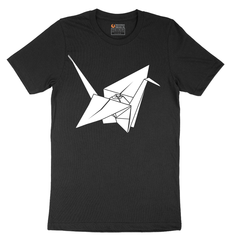 Origami Crane - Mens T-Shirt - Sizes S - 6XL
