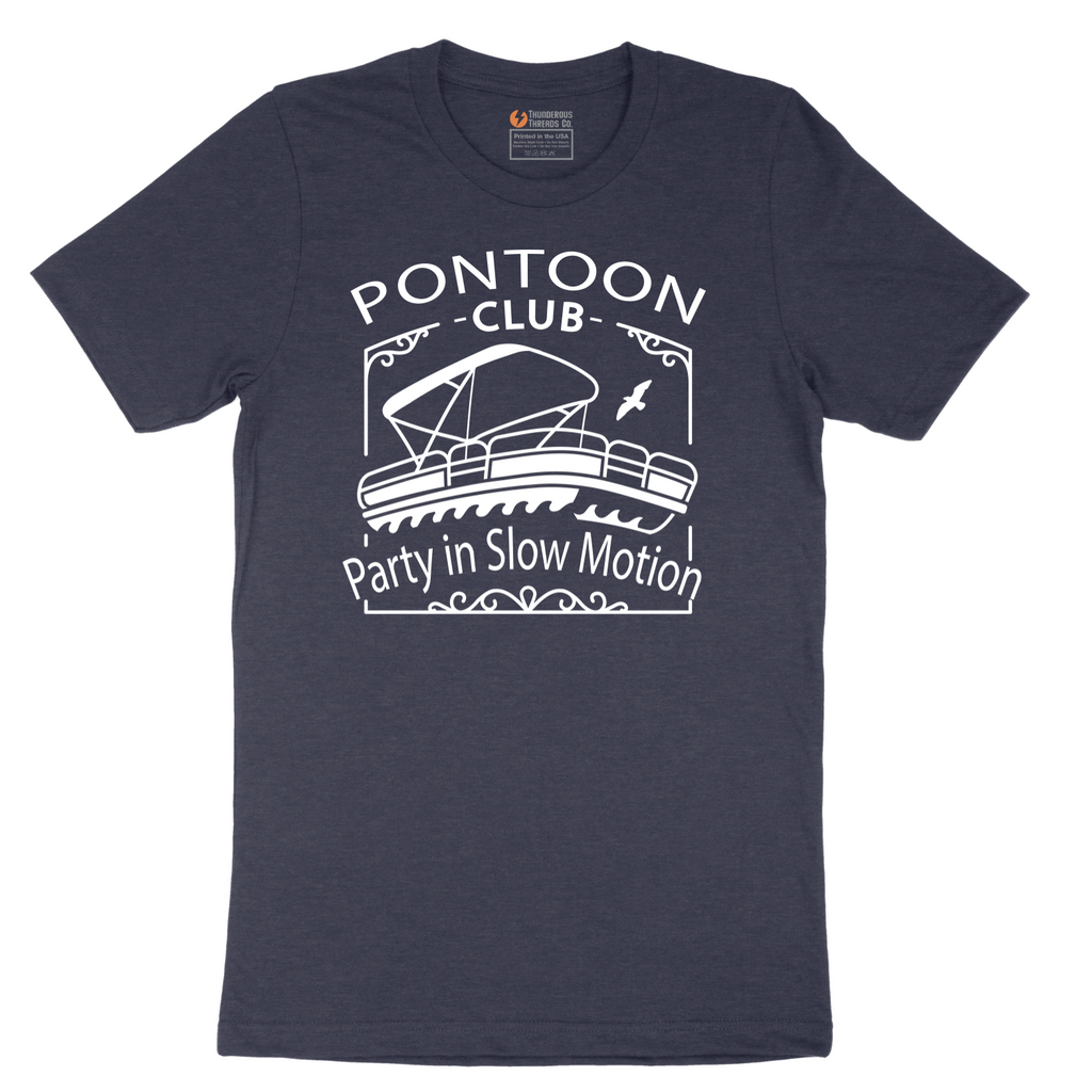 Pontoon Club Party in Slow Motion - Mens T-Shirt - Sizes S - 6XL