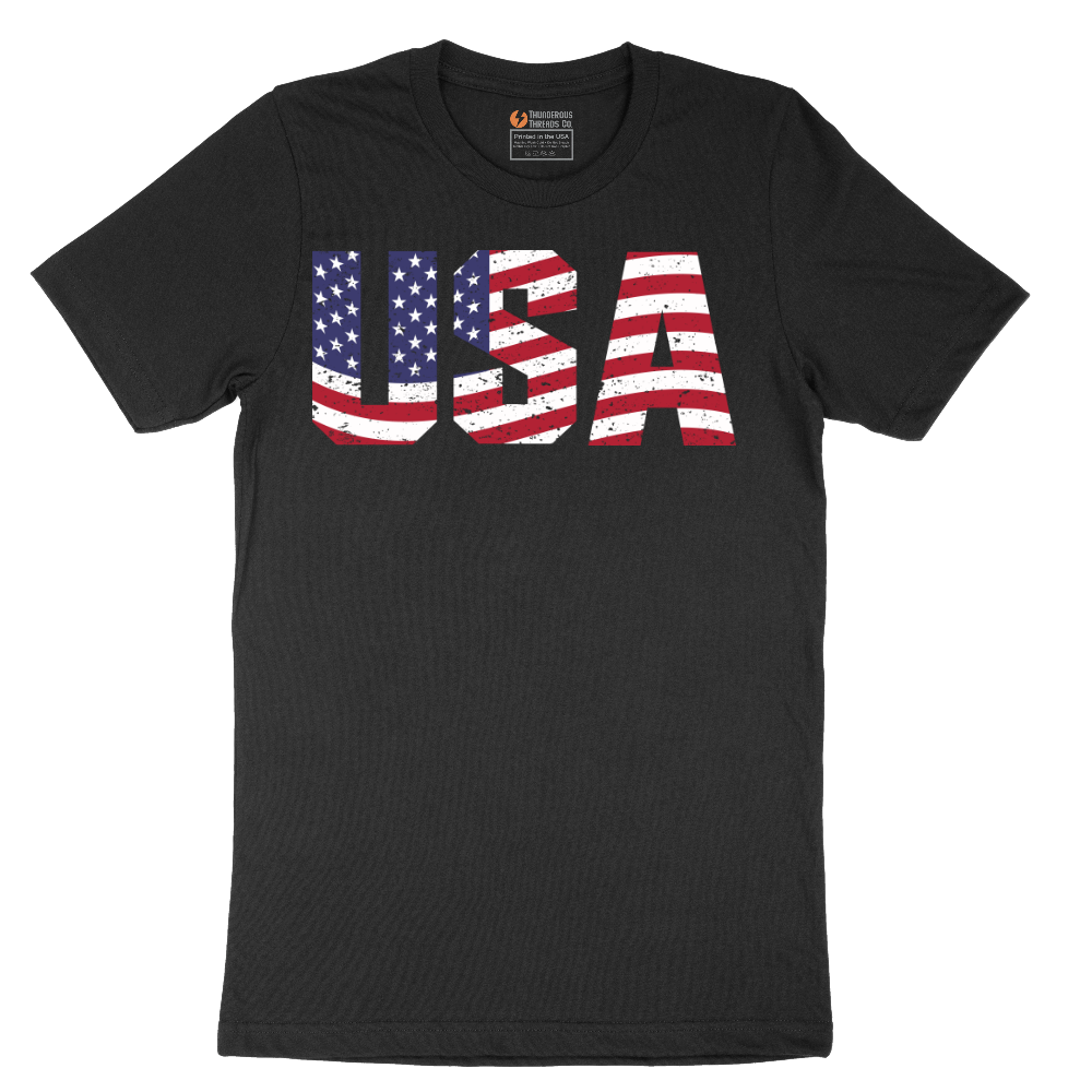 USA - Mens T-Shirt - Sizes S - 6XL