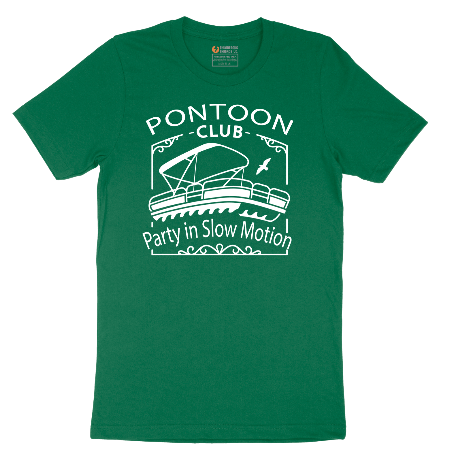 Pontoon Club Party in Slow Motion - Mens T-Shirt - Sizes S - 6XL