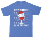 Not Drunk Just Festive | Mens Tall T-Shirt