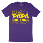 Best Papa in the Galaxy - Mens T-Shirt - Sizes S - 6XL