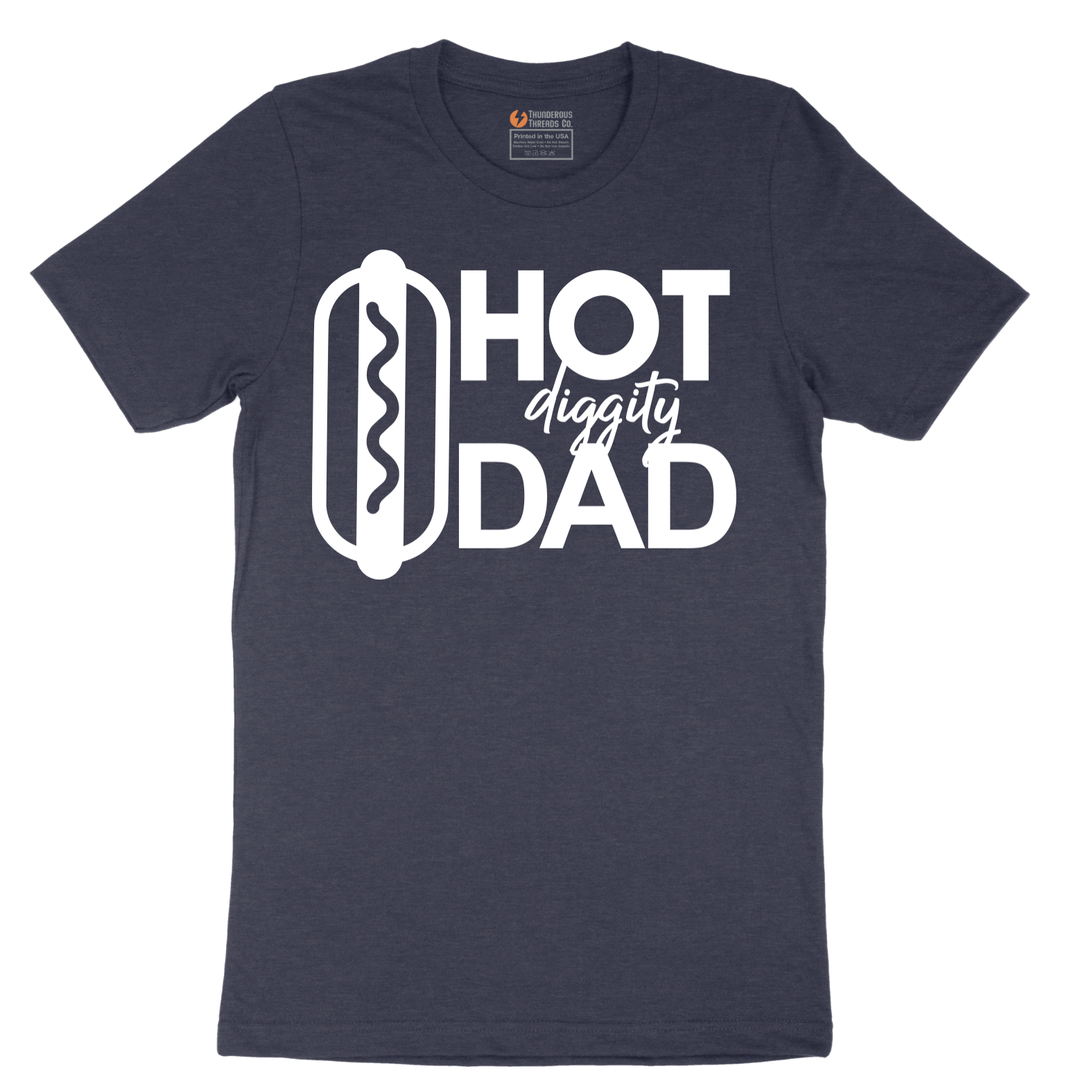 Hot Diggity Dad - Mens T-Shirt - Sizes S - 6XL