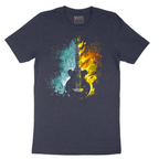 Guitar Fire and Water - Mens T-Shirt - Sizes S - 6XL
