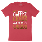 I Run on Coffee and Cuss Words - Mens T-Shirt - Sizes S - 6XL
