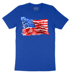 USA Flag Grunge - Mens T-Shirt - Sizes S - 6XL
