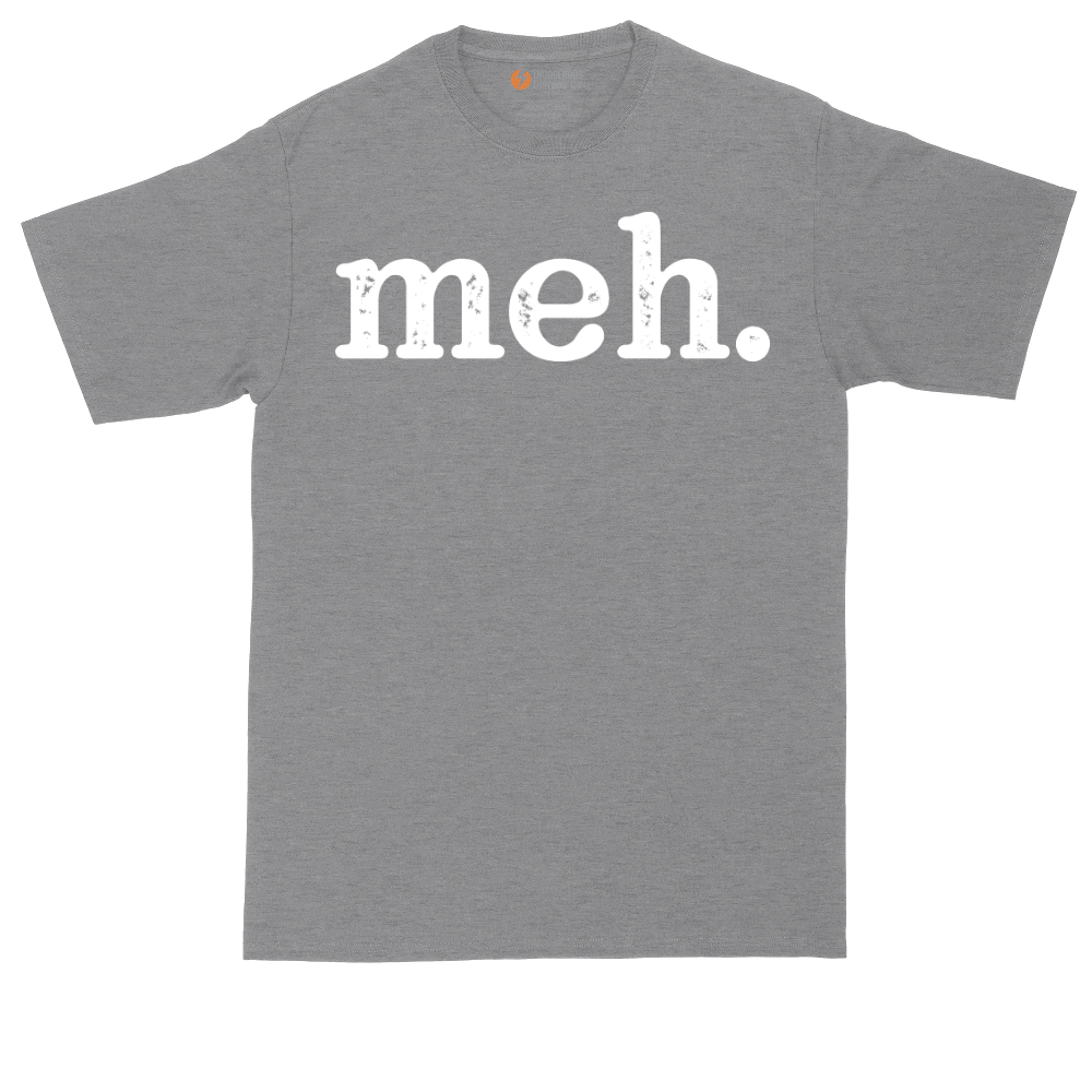 Meh White - Mens Tall T-Shirt