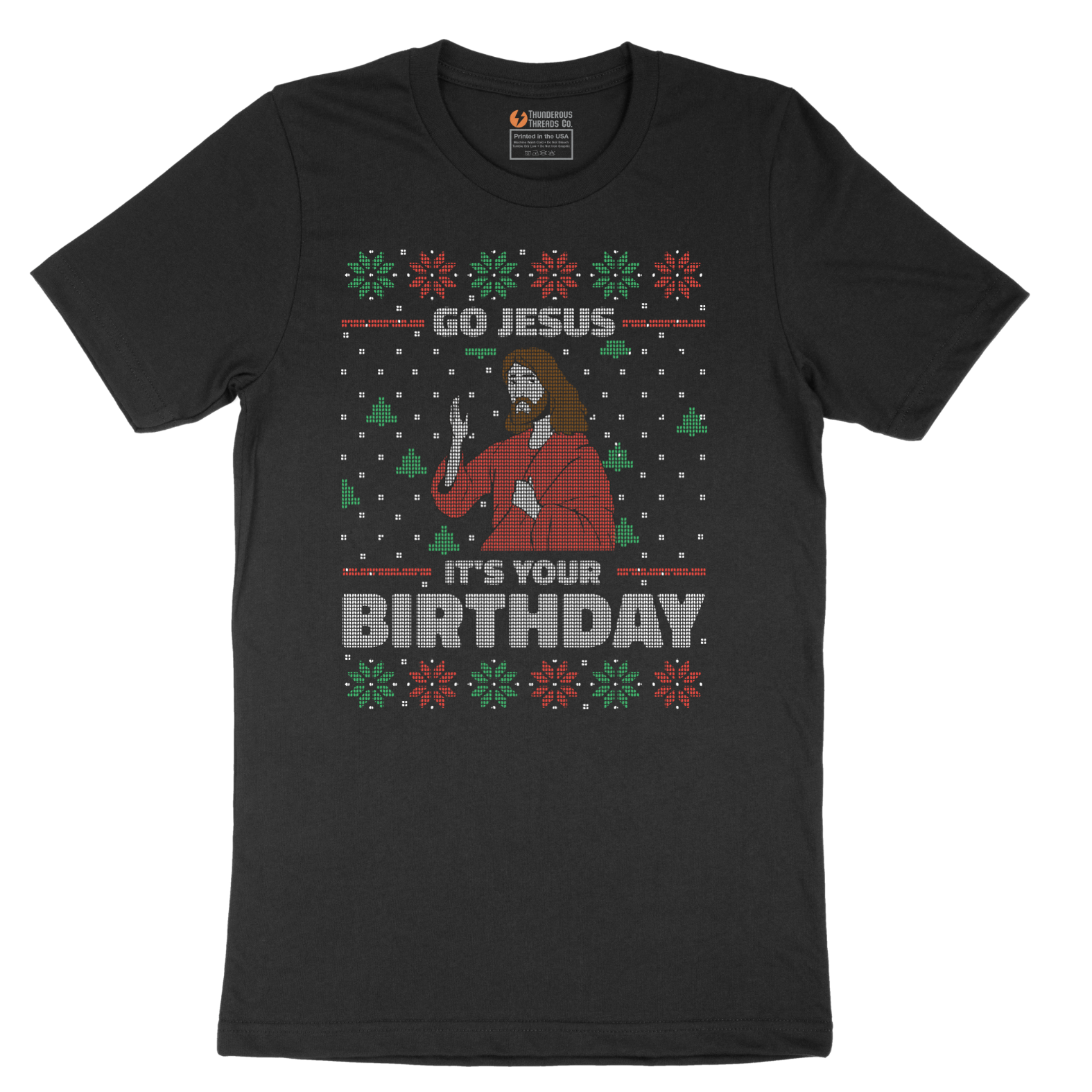 Go Jesus Its Your Birthday - Mens T-Shirt - Sizes S - 6XL