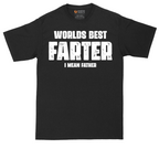Worlds Best Farter I Mean Father | Mens Tall T-Shirt