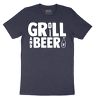 Grill and Beer - Mens T-Shirt - Sizes S - 6XL
