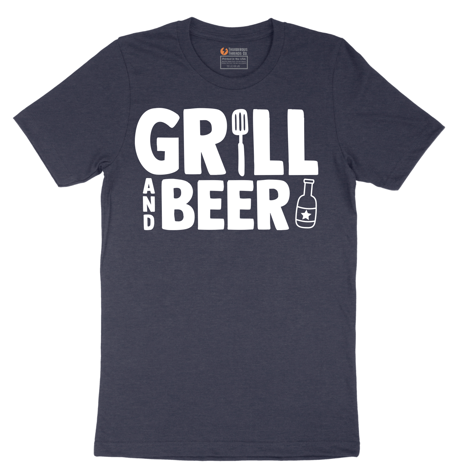 Grill and Beer - Mens T-Shirt - Sizes S - 6XL