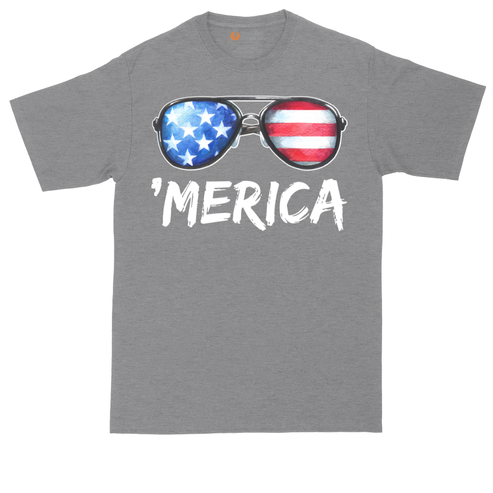 Flag Sun Glasses | Mens Tall T-Shirt