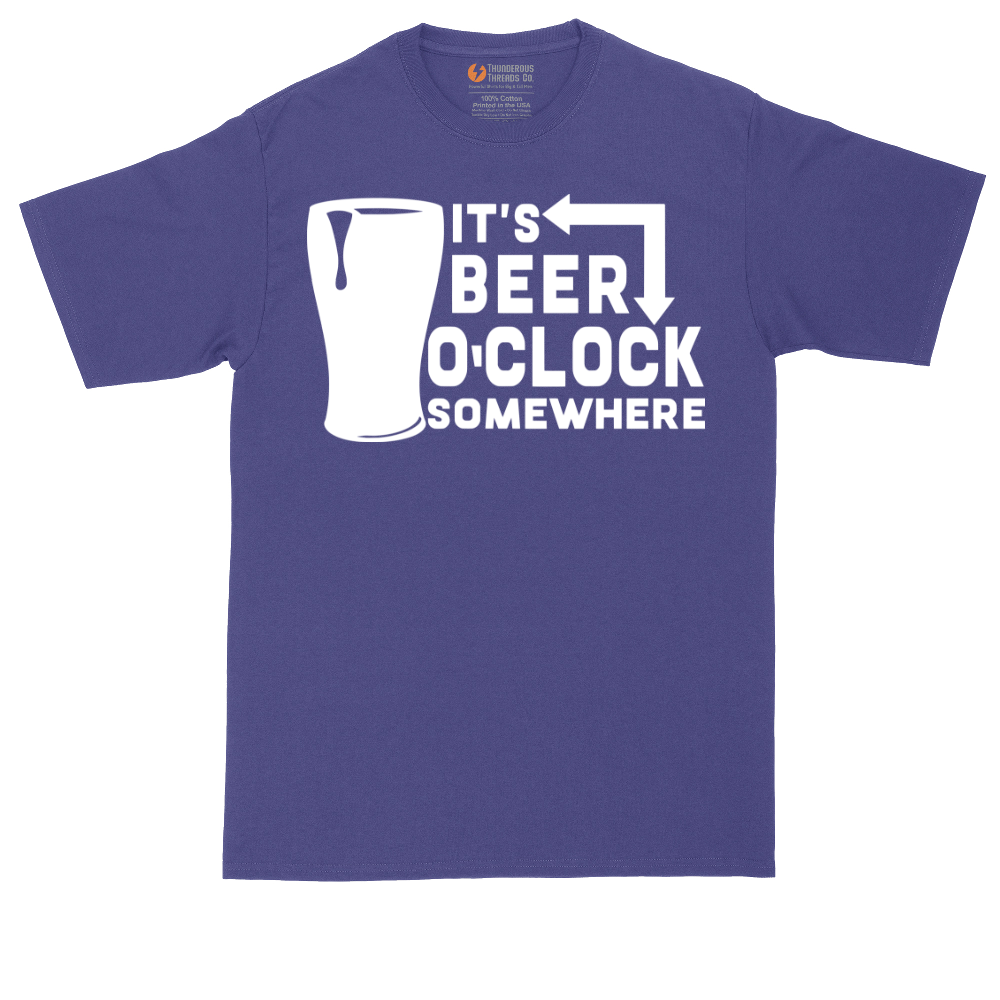 Its Beer OClock Somewhere | Mens Tall T-Shirt